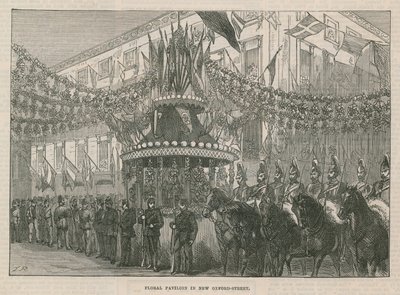Blumenpavillon in der New Oxford Street von English School
