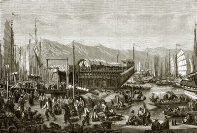 Vergnügungsboot in Shanghai von English School