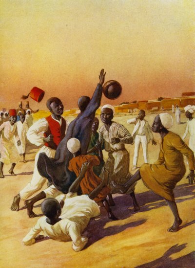 Fußball im Sudan von English School