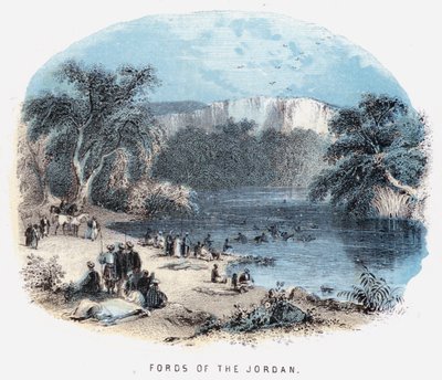 Furten des Jordan von English School