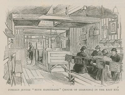 Jüdisches Beth Hamidrash (Haus des Lernens) im East End von English School