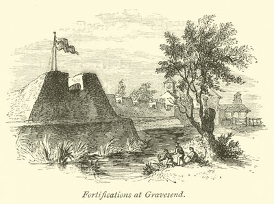 Befestigungen in Gravesend von English School
