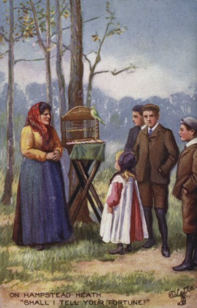 Wahrsager auf Hampstead Heath von English School