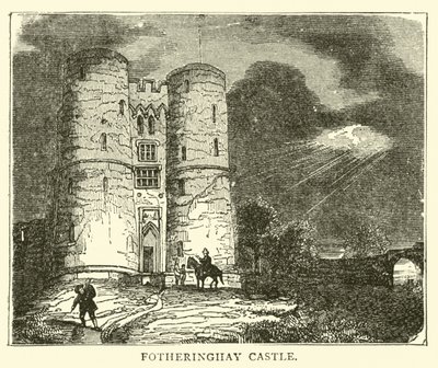 Schloss Fotheringhay von English School