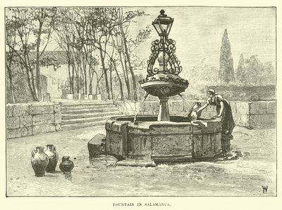 Brunnen in Salamanca von English School