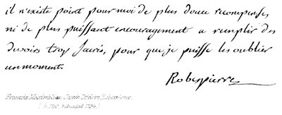 François Maximilien Joseph Isidore Robespierre, (geb. 1759, enthauptet 1794) von English School