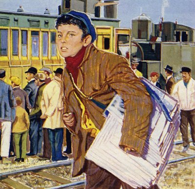 Fred Royce verkaufte im Alter von neun Jahren Zeitungen von English School