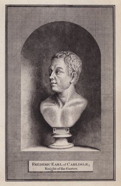Frederick Howard, 5. Earl of Carlisle, englischer Politiker und Diplomat (Stich) von English School