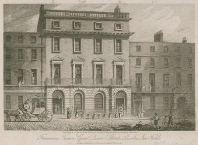 Freemasons Tavern, Great Duncan Street, Lincolns Inn Fields, London von English School