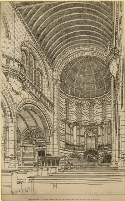 Französische Protestantische Kirche von London von English School