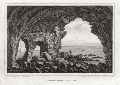 Süßwasserhöhle auf der Isle of Wight von English School