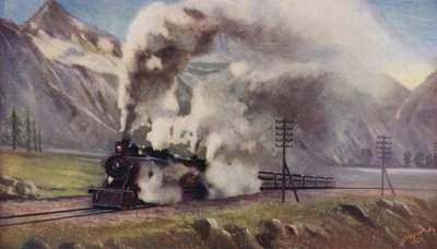 Von Atlantik bis Pazifik, der Imperial Limited Express überquert die Rocky Mountains von English School