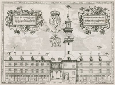 Vorderansicht der Royal Exchange, London von English School