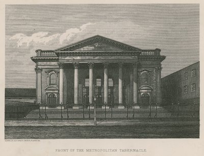 Front des Metropolitan Tabernacle von English School