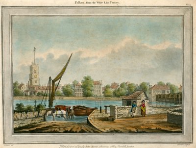 Fulham, London, vom White Lion, Putney von English School