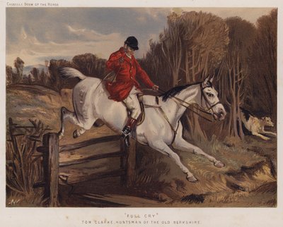 "Full Cry," Tom Clarke, Huntsman der Old Berkshire von English School