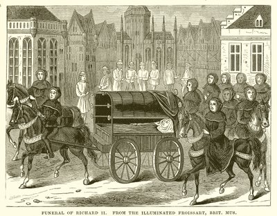 Beerdigung von Richard II von English School
