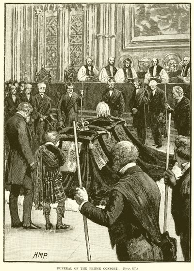 Beerdigung des Prinzgemahls von English School