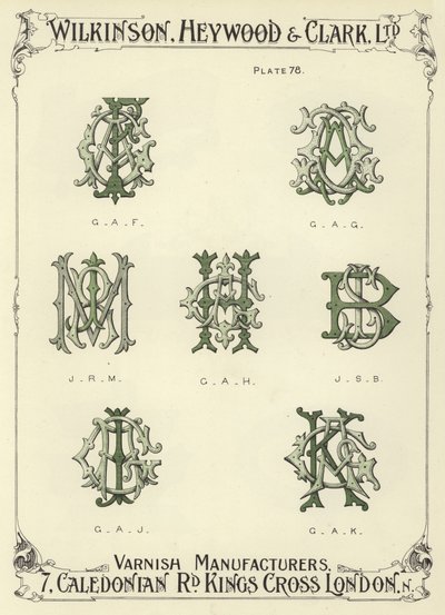GAF, GAG, JRM, GAH, JSB, GAJ, GAK von English School