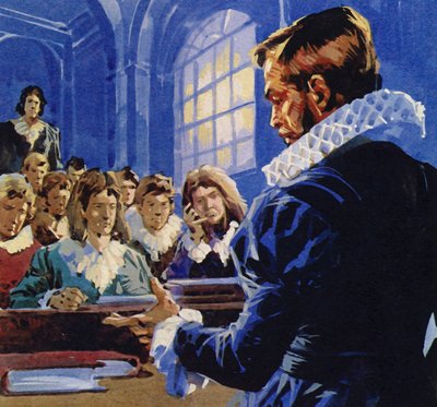 Galileo wurde Professor für Mathematik in Padua von English School