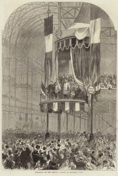 Garibaldi im Crystal Palace am letzten Samstag von English School