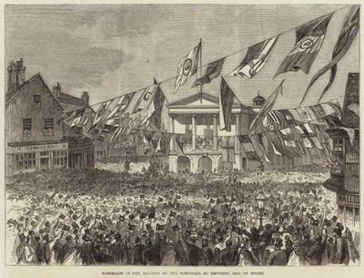 Garibaldi in England von English School