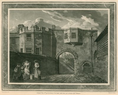 Tor des alten Palastes von Richmond, Surrey von English School