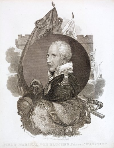 Gebhard von Blücher, preußischer Feldmarschall von English School