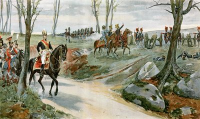 General Drouot und die Artillerie der Garde bei Hanau von English School