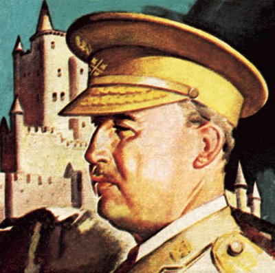 General Franco. Präsident und Diktator von Spanien. von English School