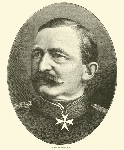 General Obernitz, Oktober 1870 von English School
