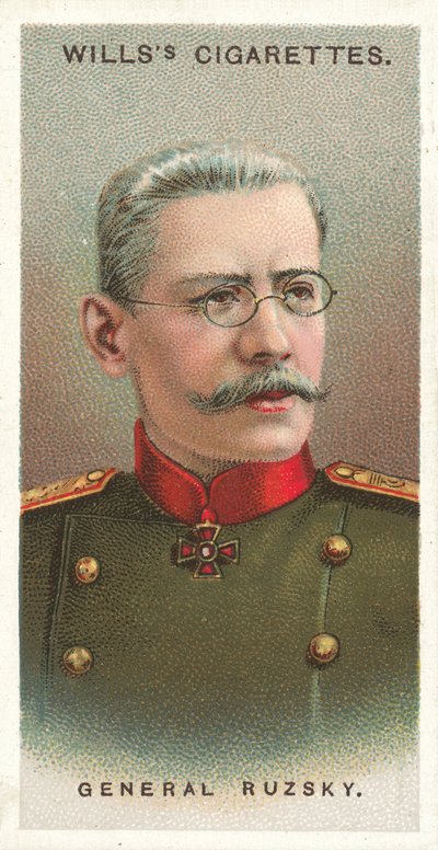 General Ruzsky (Chromolithografie) von English School
