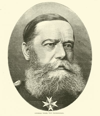 General Vogel Von Falkenstein, September 1870 von English School
