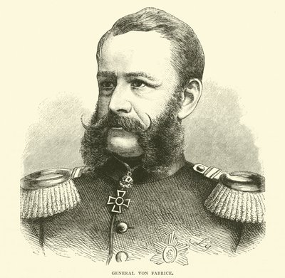 General Von Fabrice, Oktober 1870 von English School