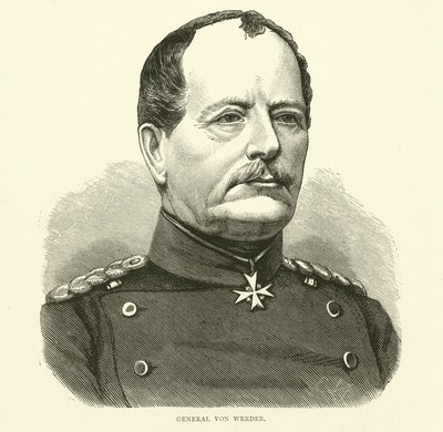 General Von Werder, September 1870 von English School