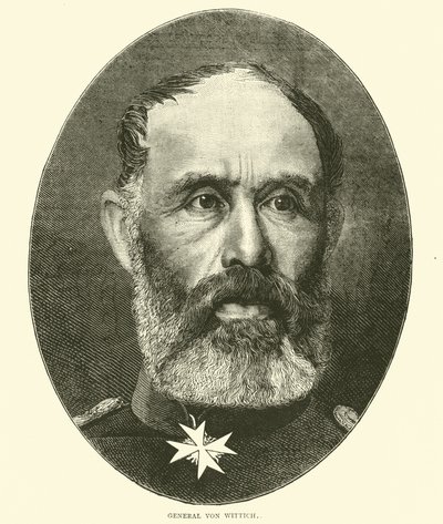General Von Wittich, Oktober 1870 von English School