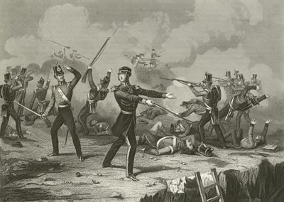 General Windham im Redan, 8. September 1855 von English School
