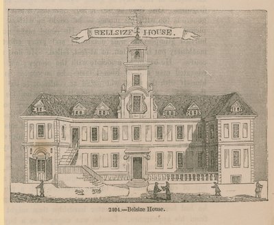 Gesamtansicht von Belsize House von English School
