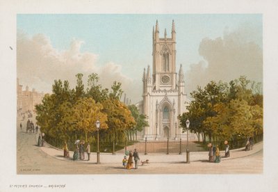 Gesamtansicht der St. Peters Kirche in Brighton von English School