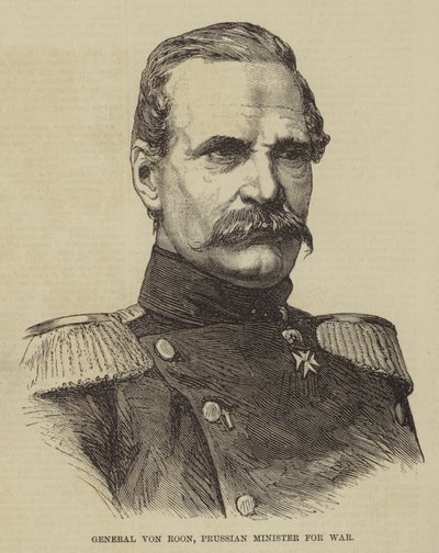 General von Roon, preußischer Kriegsminister (Stich) von English School