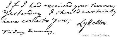 George, 1. Lord Lyttleton von English School