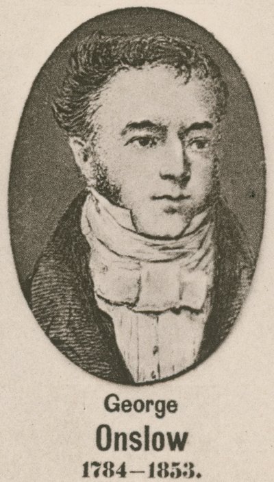 George Onslow (Gravur) von English School