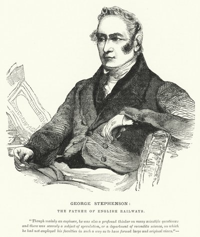 George Stephenson, der Vater der englischen Eisenbahnen von English School