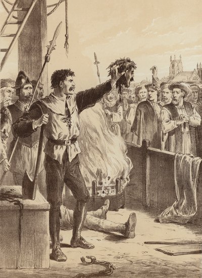George Swallowell, "Seht den Kopf eines Verräters" von English School