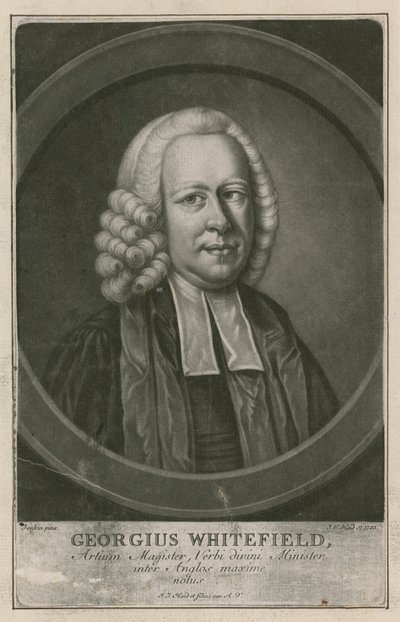 George Whitefield, MA, einer der Gründer des Methodismus von English School