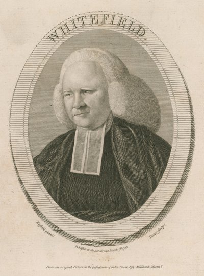 George Whitefield, MA, einer der Gründer des Methodismus von English School