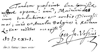 Jo Vossius (Schriftsteller) von English School