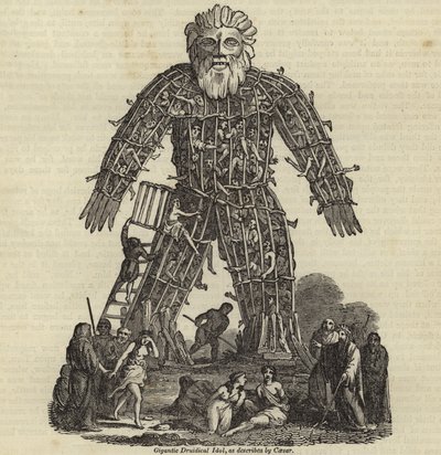 Gigantisches druidisches Idol von English School
