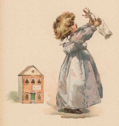 Mädchen mit Puppe von English School