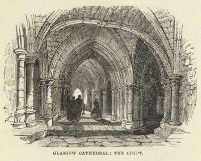 Kathedrale von Glasgow, die Krypta von English School